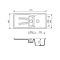 Кухонная мойка Adamant NEW LINE PLUS белая 975x495x235 мм, с крылом
