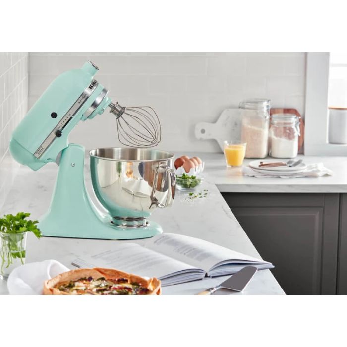 Кухонная машина KitchenAid Artisan 4,8 л 5KSM175PSEIC с откидным блоком цвет ледяной голубой