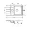 Кухонна мийка Adamant ANILA PLUS avena 775x495x200 мм, з крилом