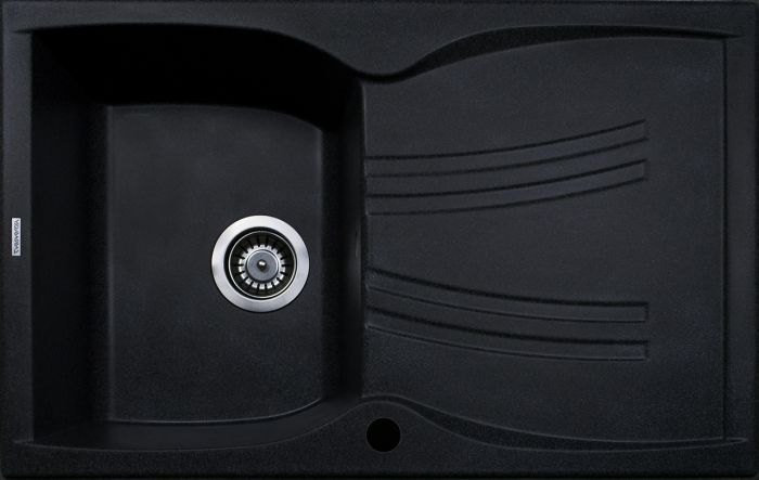 Кухонна мийка Adamant NEW LINE антрацит 780x495x235 мм, з крилом