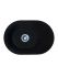 Кухонна мийка Adamant OVALE антрацит 610x420x180 мм, з крилом