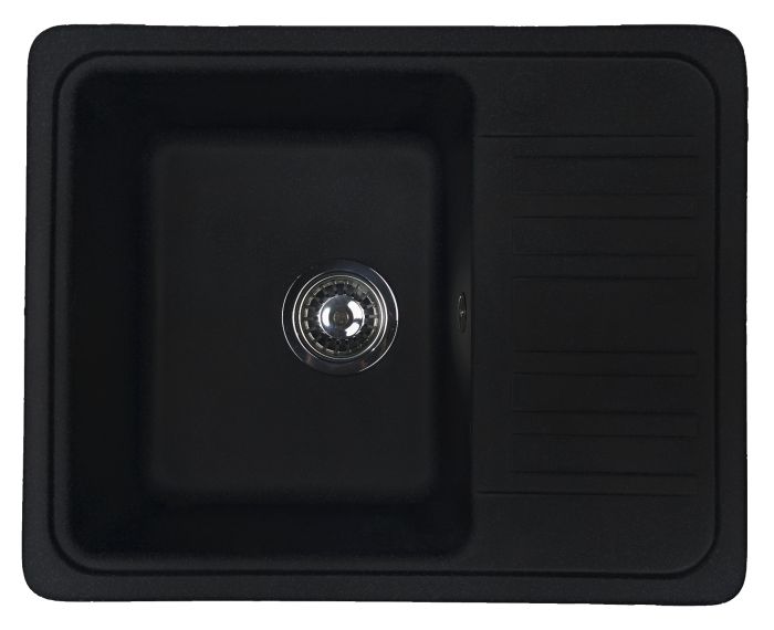 Кухонна мийка Adamant SMALL антрацит 570x455x180 мм, з крилом