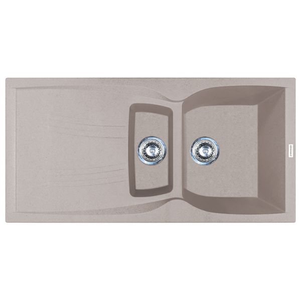 Кухонна мийка Adamant NEW LINE PLUS avena 975x495x235 мм, з крилом