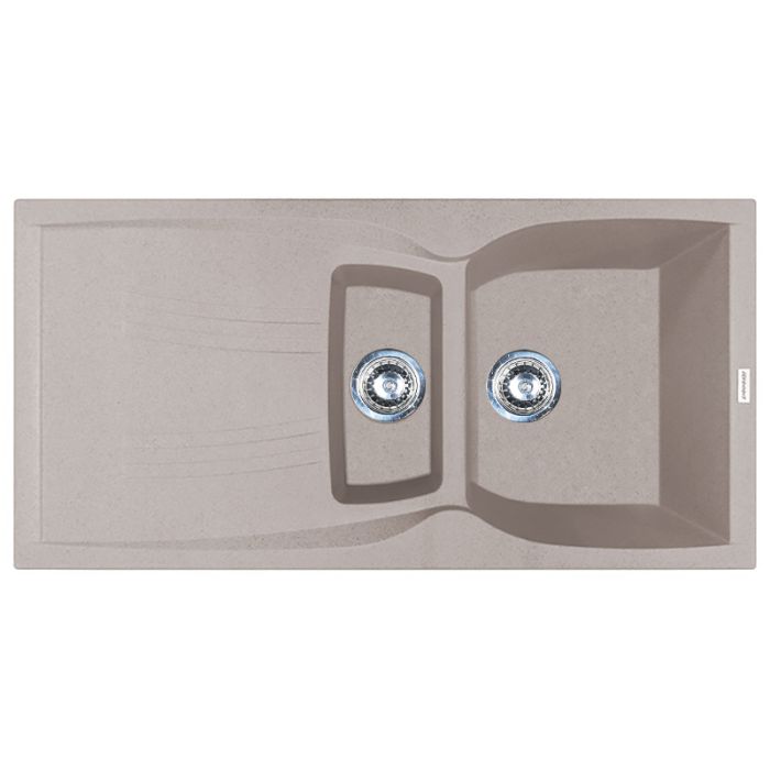 Кухонна мийка Adamant NEW LINE PLUS avena 975x495x235 мм, з крилом
