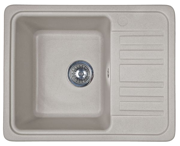 Кухонная мойка Adamant SMALL avena 570x455x180 мм, с крылом