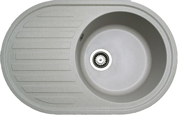Кухонна мийка Adamant ELLIPSIS avena 765x495x200 мм, з крилом