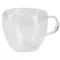 Набір склянних чашок Bergner Coffee & tea lovers 100 мл 2 шт (BG-20114-MM)