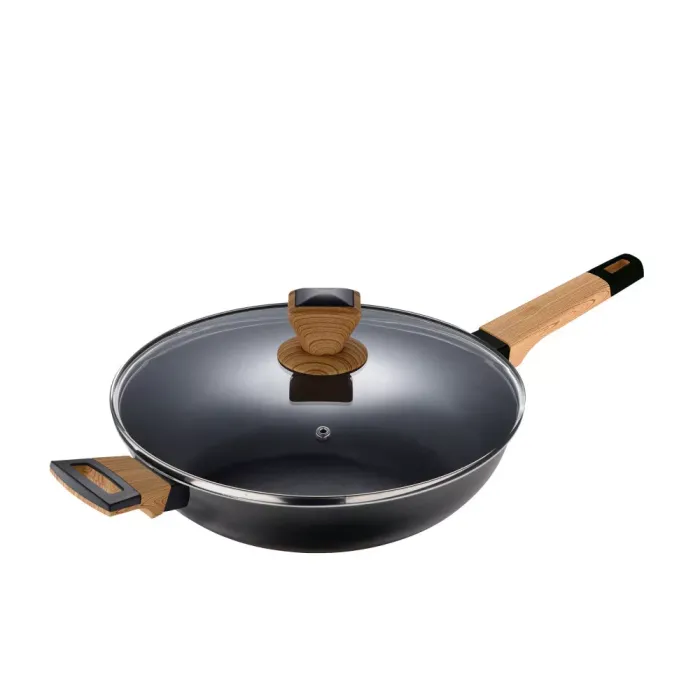 Сотейник з кришкою Bergner Earth black 28 см (BG-34628-BK)
