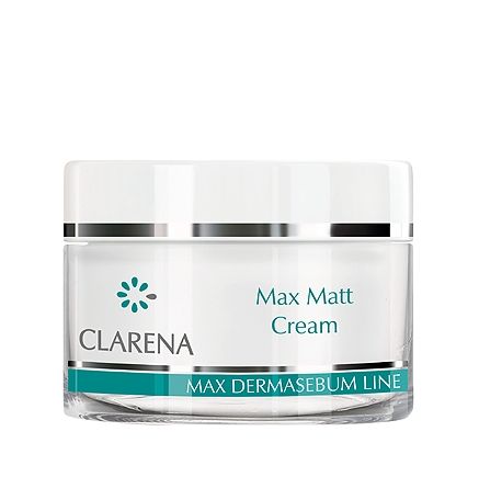 Крем легкий матуючий денний для жирної і змішаної шкіри Clarena Max Matt Cream 50 мл