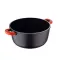 Каструля з кришкою Bergner Chroma 24 см 5 л (BG-30115-BK)
