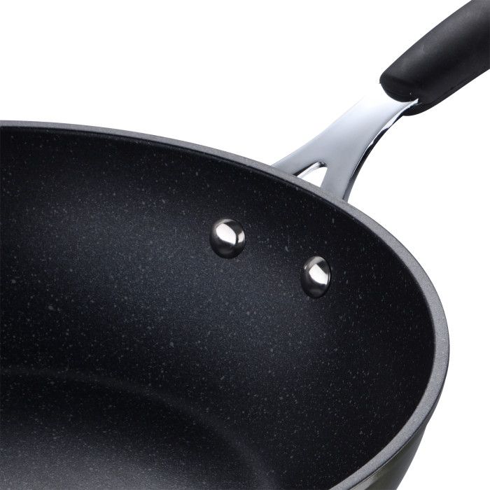 Вок Bergner Midnight 28 см (BG-30129-GR)