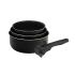 Набір ковшів Bergner Click & cook black 16/18/20 см (BG-31602-BK)
