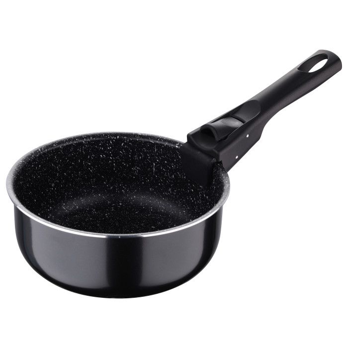 Набір ковшів Bergner Click & cook black 16/18/20 см (BG-31602-BK)