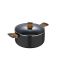 Кастрюля с крышкой Bergner Earth black 24 см 4.3 л (BG-32036-BK)