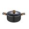 Кастрюля с крышкой Bergner Earth black 24 см 4.3 л (BG-32036-BK)