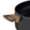 Каструля з кришкою Bergner Earth black 28 см 6 л (BG-32037-BK)