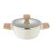 Каструля з кришкою Bergner Naturally 20 см 2.4 л (BG-34745-CR)