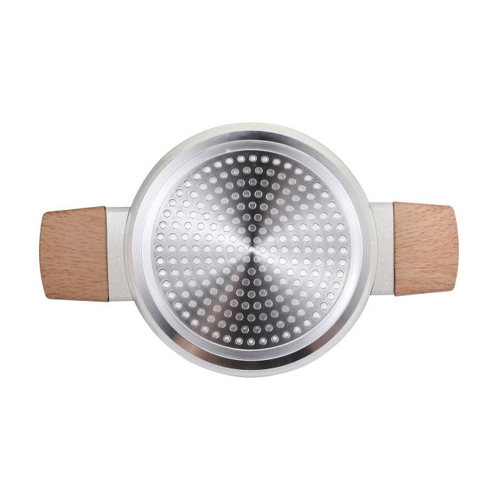 Каструля з кришкою Bergner Naturally 20 см 2.4 л (BG-34745-CR)