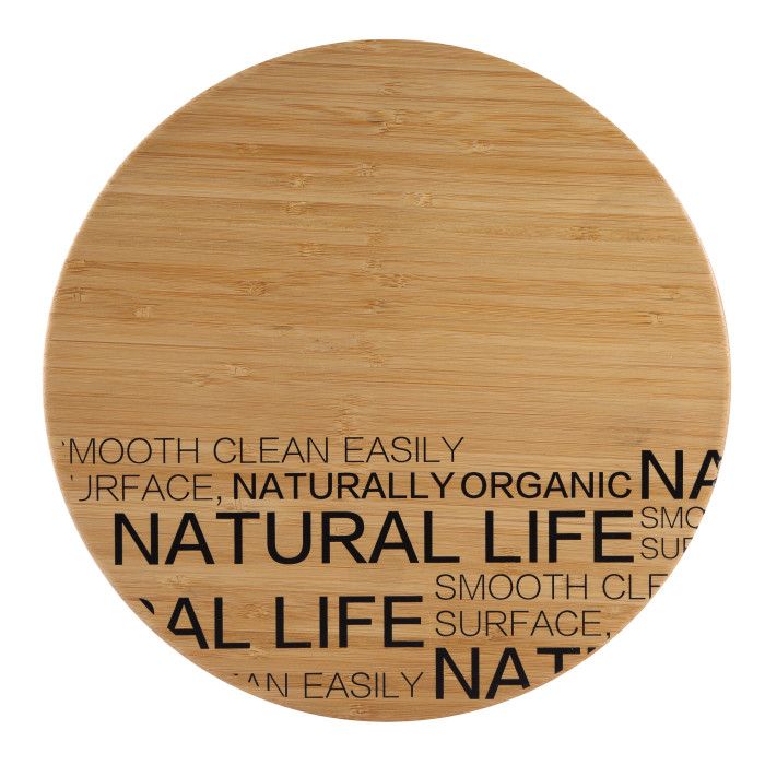 Дошка для нарізання Bergner Natural 30X1.5 см бамбук (BG-4924)