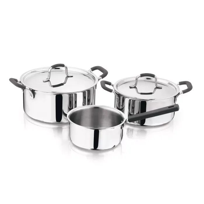 Набір посуду MasterPro Foodies collection 2 каструлі та ківш (BGEU-5539)
