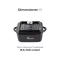 Форма для запікання MasterPro Foodies cook & share, 13,5x10,6 см, квадратна (BGMP-10202)