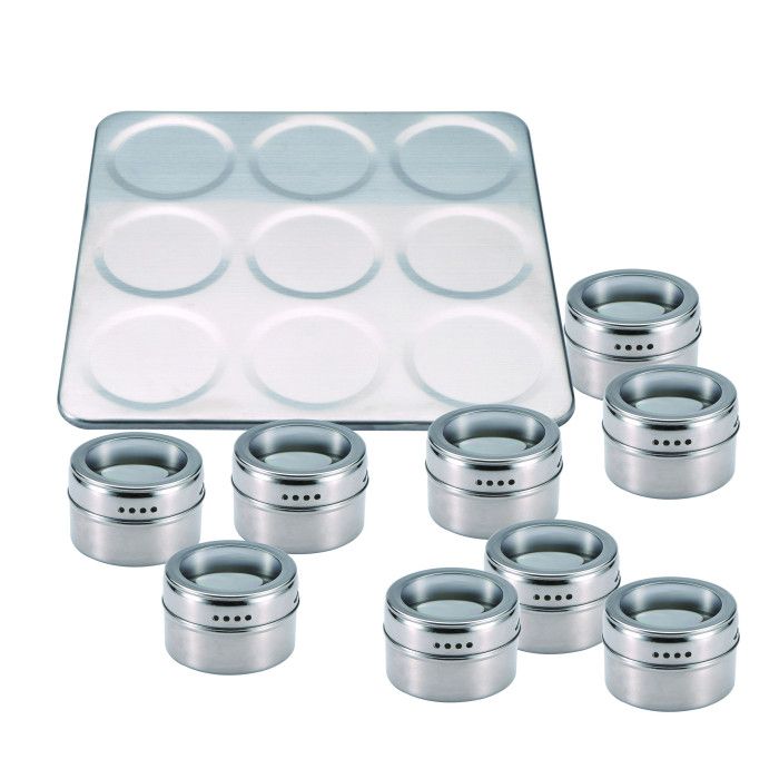 Набір ємностей для спецій Masterpro Foodies collection 10 предметів (BGMP-6101-6)