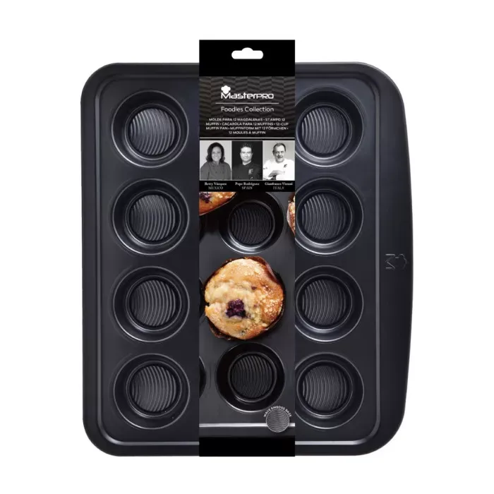 Форма для выпечки мафинов MasterPro Foodies collection на 12 мафинов (BGMP-7342)