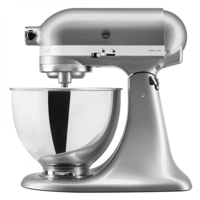 Кухонна машина KitchenAid Artisan 4,3 л 5KSM95PSEMC з відкидним блоком колір хром
