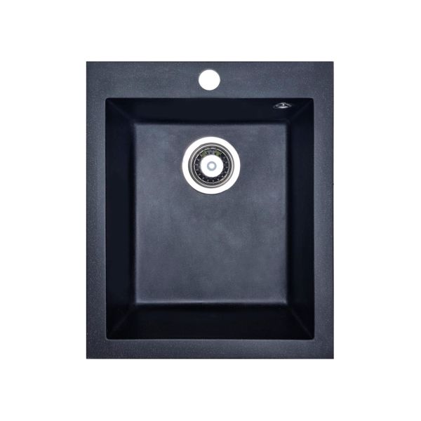 Кухонна мийка Adamant BOARD чорна 410x495x190 мм, без крила