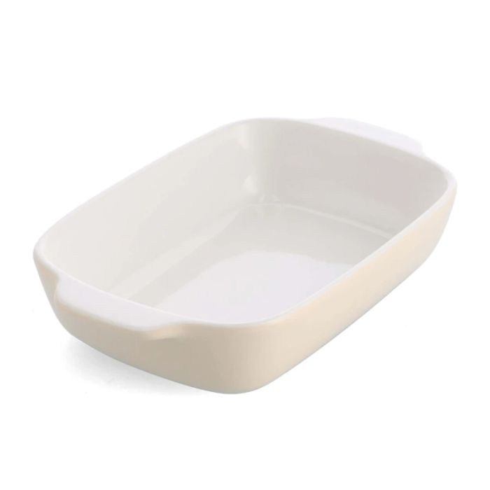 Форма для випічки з кришкою KitchenAid керамогранітна 31,2x18,8x7,2 см 1,9 л кремовий колір (CC006107-001)