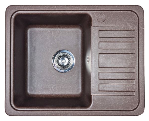 Кухонна мийка Adamant SMALL коричнева 570x455x180 мм, з крилом