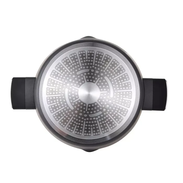 Каструля з кришкою Bergner Ion 6 л (BG-35802-BK)