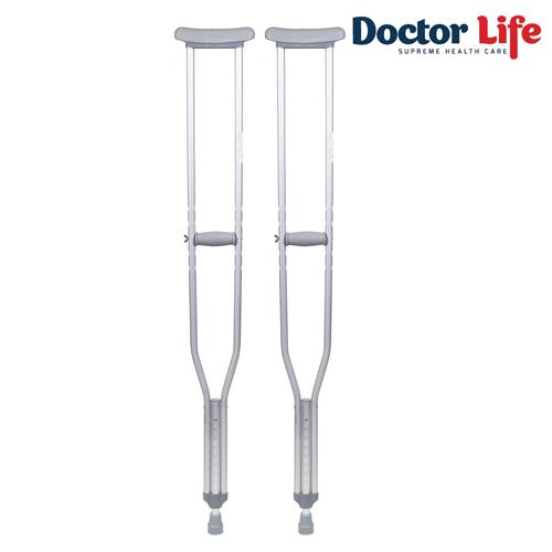 Милиці Doctor Life пахвові алюмінієві пара H = 94-114 см. (10021/С/Е -490)