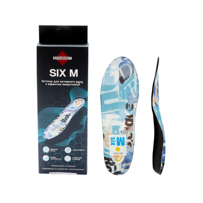 Ортопедична устілка зі спіненого поліуретану Sunbed Six M Spannrit