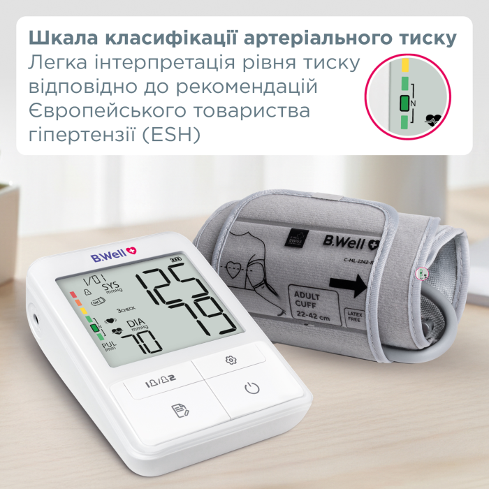 Автоматичний тонометр B.Well MED-58 (MED-58-2670)