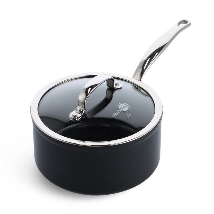 Ківш з кришкою GreenPan Barcelona Pro 20 см 3,1 л з керамічним покриттям (CC005332-001)