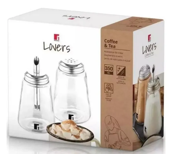 Набір диспенсерів для сипучих Bergner Coffee & tea lovers 200 мл 2 предмети (BG-48570-MM)