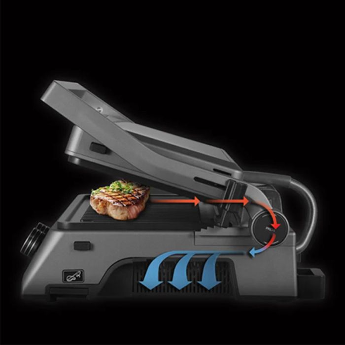 Електрогриль POLARIS PGP 7003 SMOKELESS Графітовий