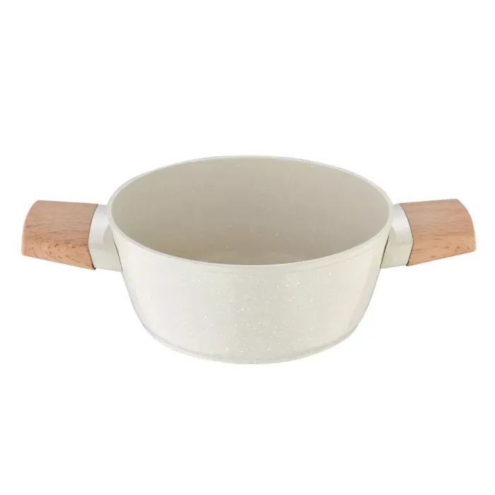 Каструля з кришкою Bergner Naturally 20 см 2.4 л (BG-34745-CR)