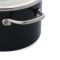 Каструля з кришкою KitchenAid Steel Core, 24 см, 6 л, матовий чорний