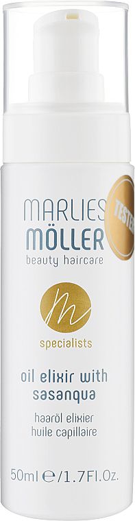 Еліксир для волосся на основі олії гірської камелії Oil Elixir with Sasanqua Marlies Moller 50 мл (тестер) (621027)