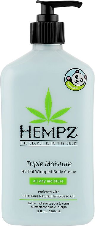Нежный крем для тела тройного действия с растительными экстрактами Hempz 500 мл (2144-03)