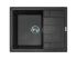 Кухонная мойка Adamant ANILA графит 645x495x200 мм, с крылом