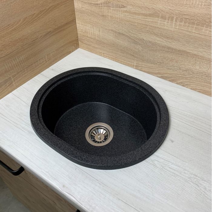 Кухонна мийка Adamant CIRCUM графіт 500x425x180 мм, без крила