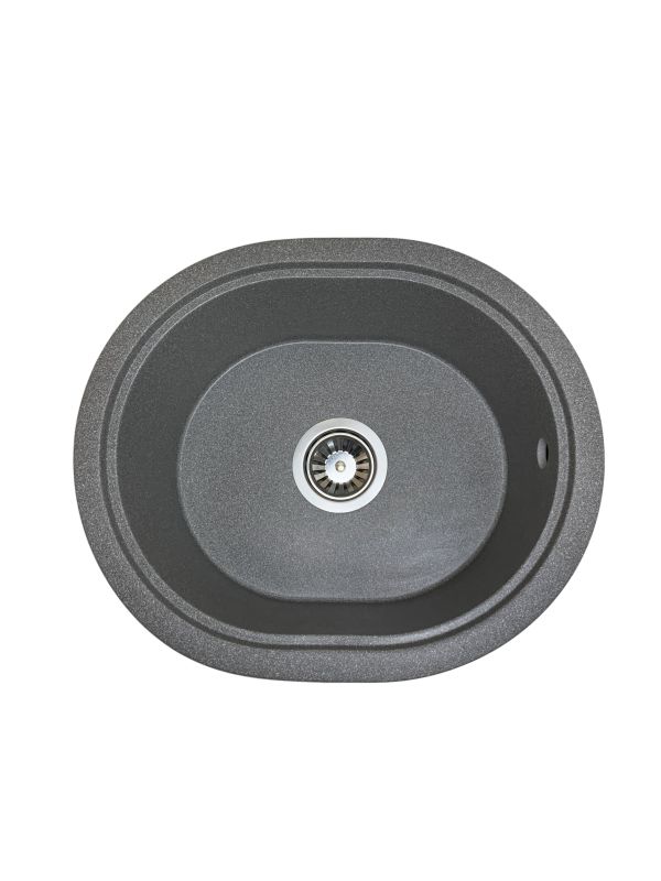 Кухонна мийка Adamant CIRCUM сіра 500x425x180 мм, без крила