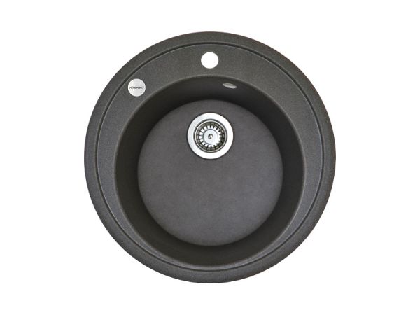 Кухонна мийка Adamant SUN сіра d 510x200 мм, без крила