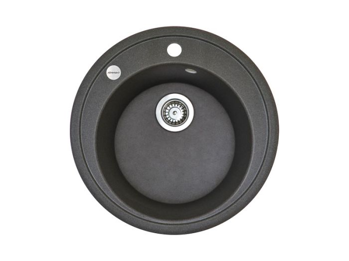 Кухонна мийка Adamant SUN сіра d 510x200 мм, без крила