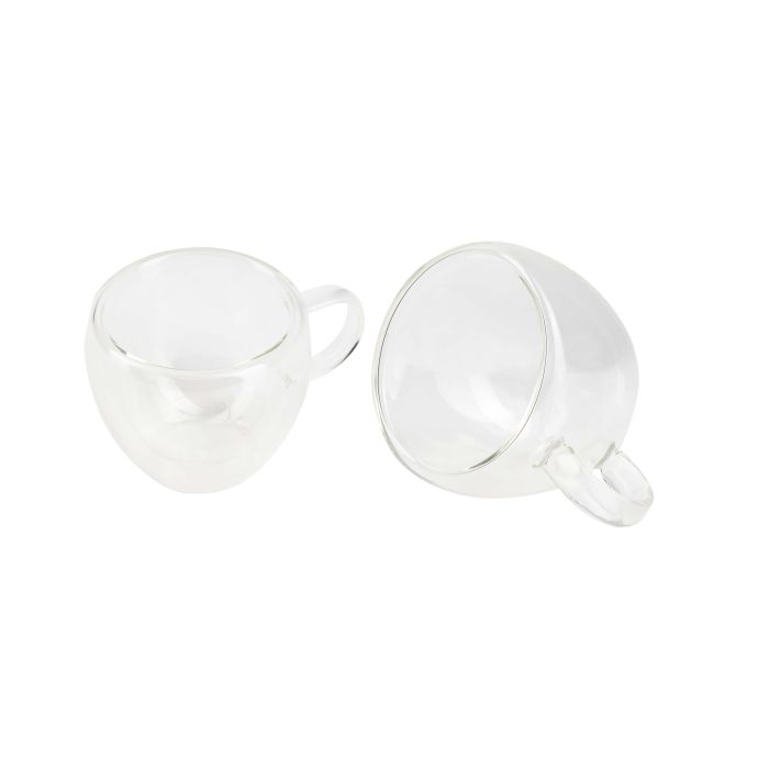 Набір склянних чашок Bergner Coffee & tea lovers 100 мл 2 шт (BG-20114-MM)