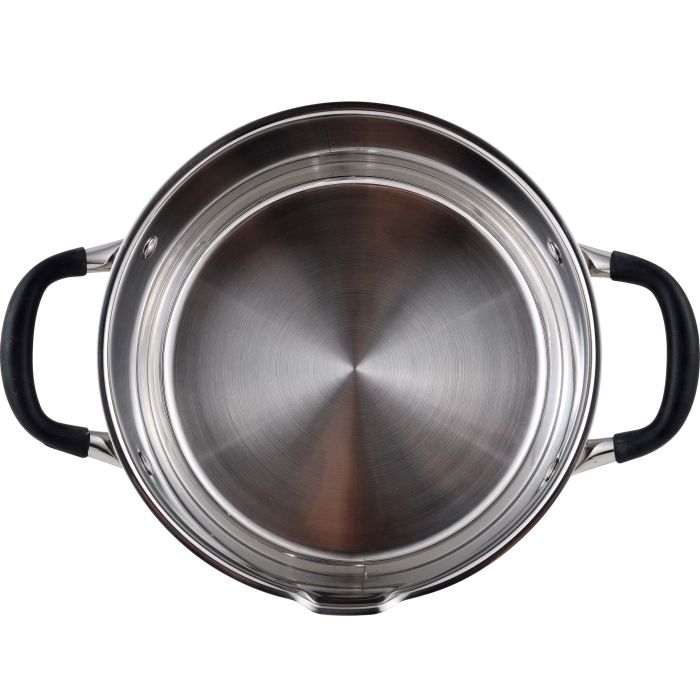 Каструля з кришкою MasterPro Foodies collection 5 л (BGMP-1502-BK)
