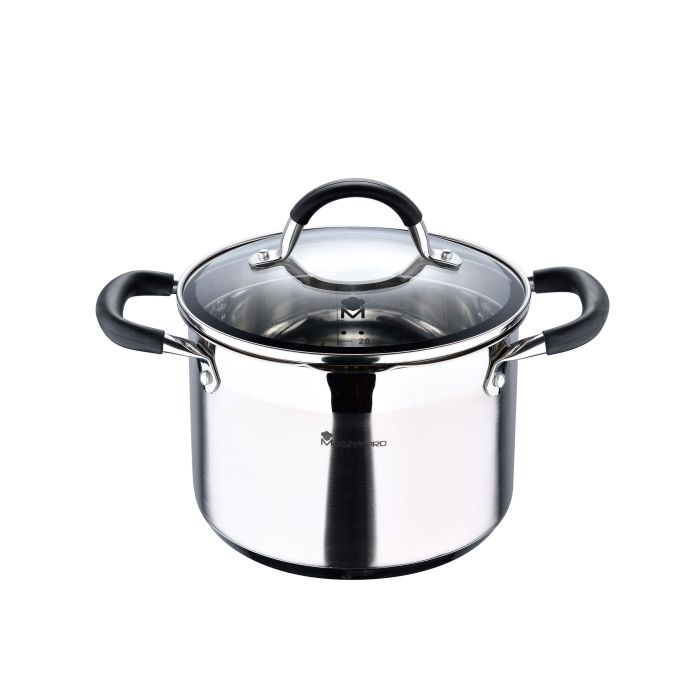 Каструля висока з кришкою MasterPro Foodies collection 4 л (BGMP-1505-BK)